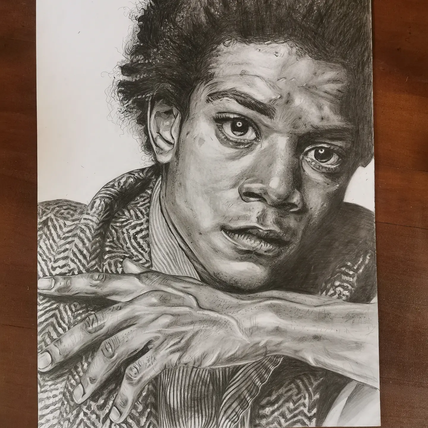 Portrait de Jean-Michel Basquiat — Flore Pavy